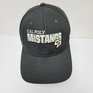 Cal Poly Mustangs‎ Hat Cap Fitted Mens One Size Black NCAA College Dri Fit Nike
